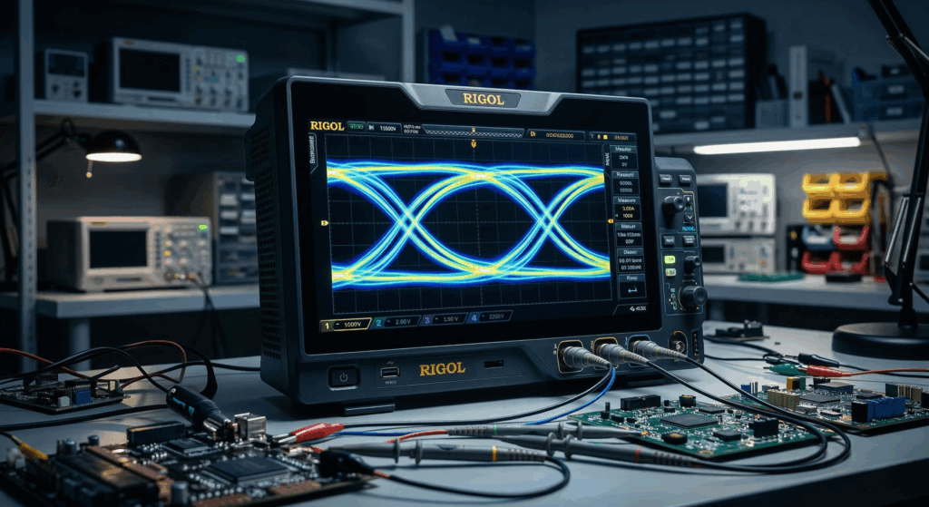 아이다이어그램, 오실로스코프, 리골, 신호 무결성